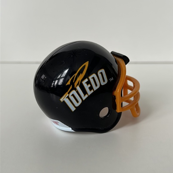 Toledo Rockets NCAA Vintage Pocket Pro Mini Riddell Football Helmet - Picture 3 of 6
